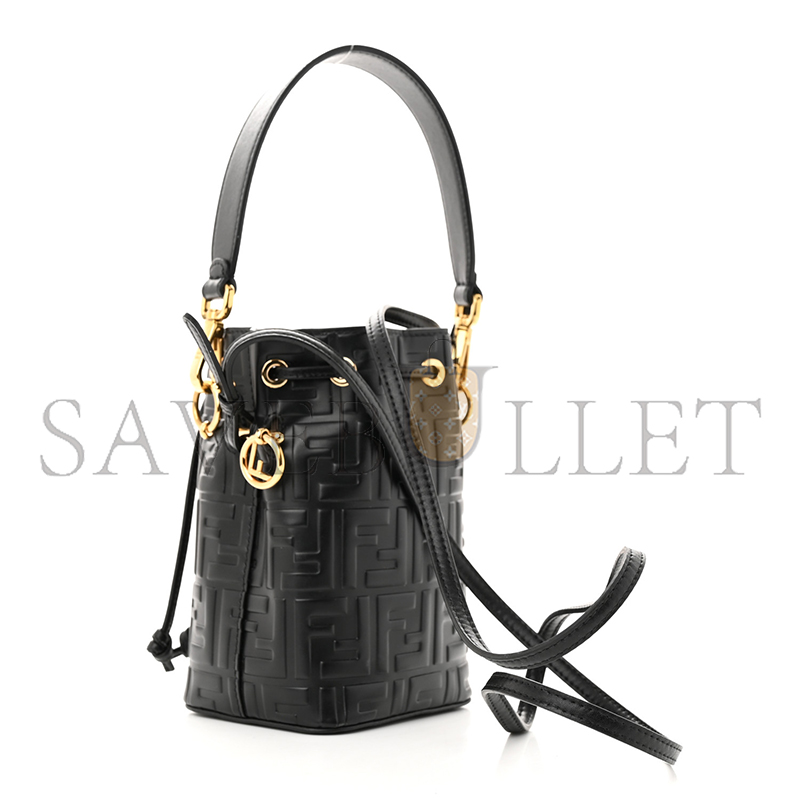 FENDI MON TRESOR LEATHER BLACK (18*12*10cm) 